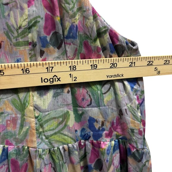 Misa Los Angeles Womens Hilma Floral Print Sleeveless Maxi Dress Size XL - Picture 7 of 10